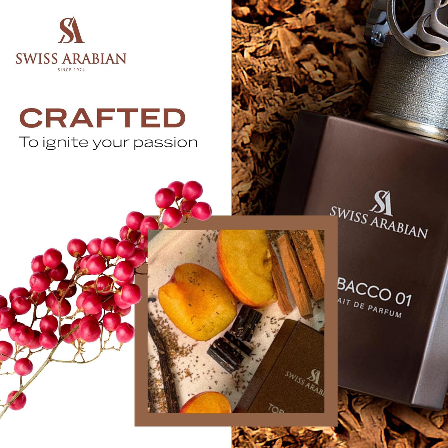 Amazon.com: Swiss Arabian Tobacco 01 - Arabian Perfume for Men and